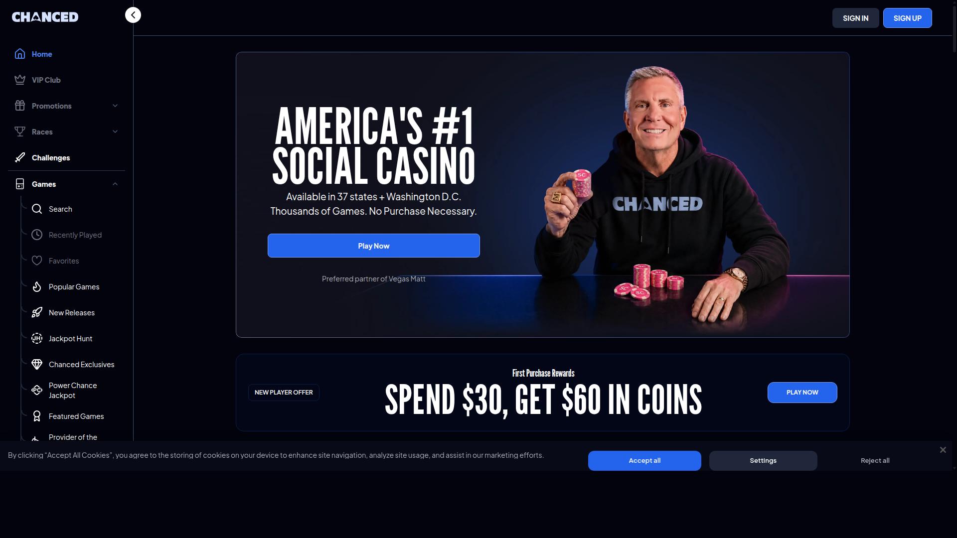 Chanced website
