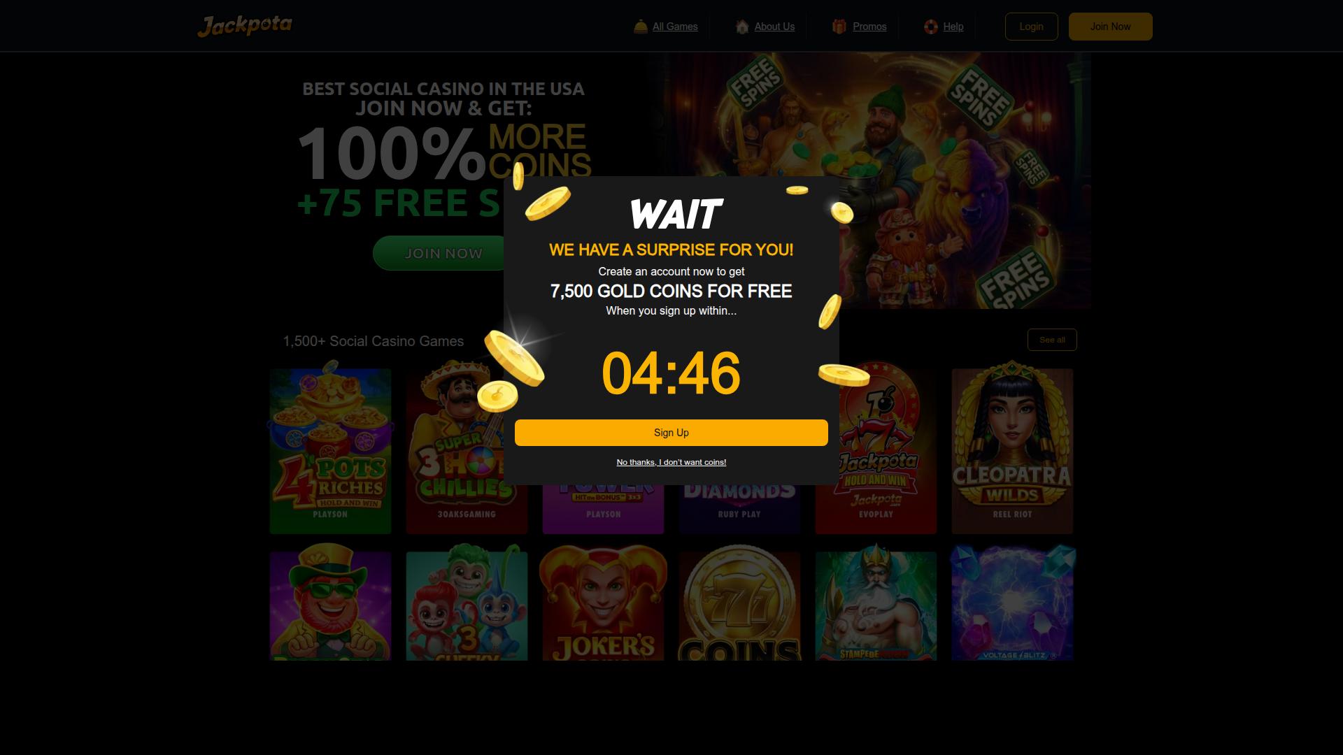 Jackpota website