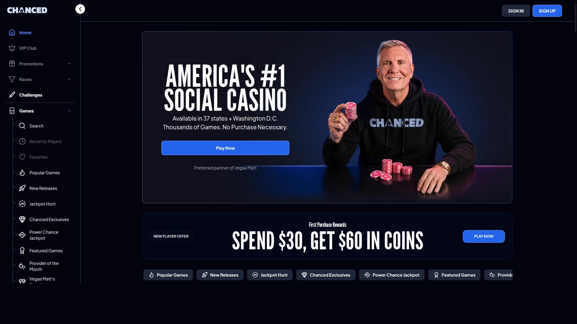 Chanced website