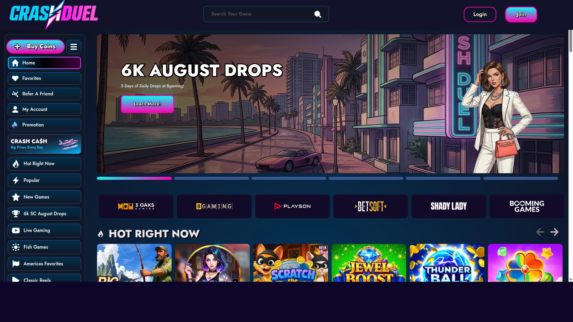 CrashDuel website